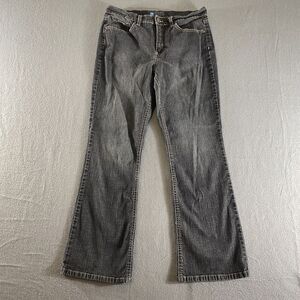 Relativity Jeans Womens 10 Black Stretch Mid Rise‎ Straight Preppy Western